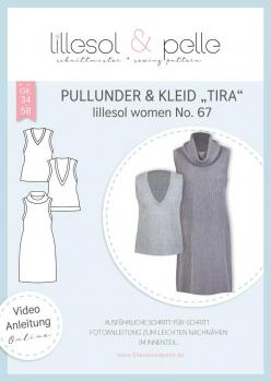 Papierschnittmuster lillesol women No.67 Pullunder & Kleid Tira